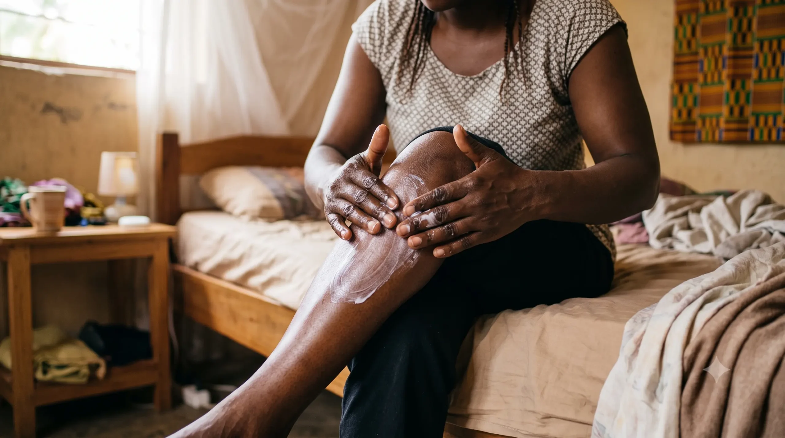 Comment appliquer un gel ou une crème sur le genou