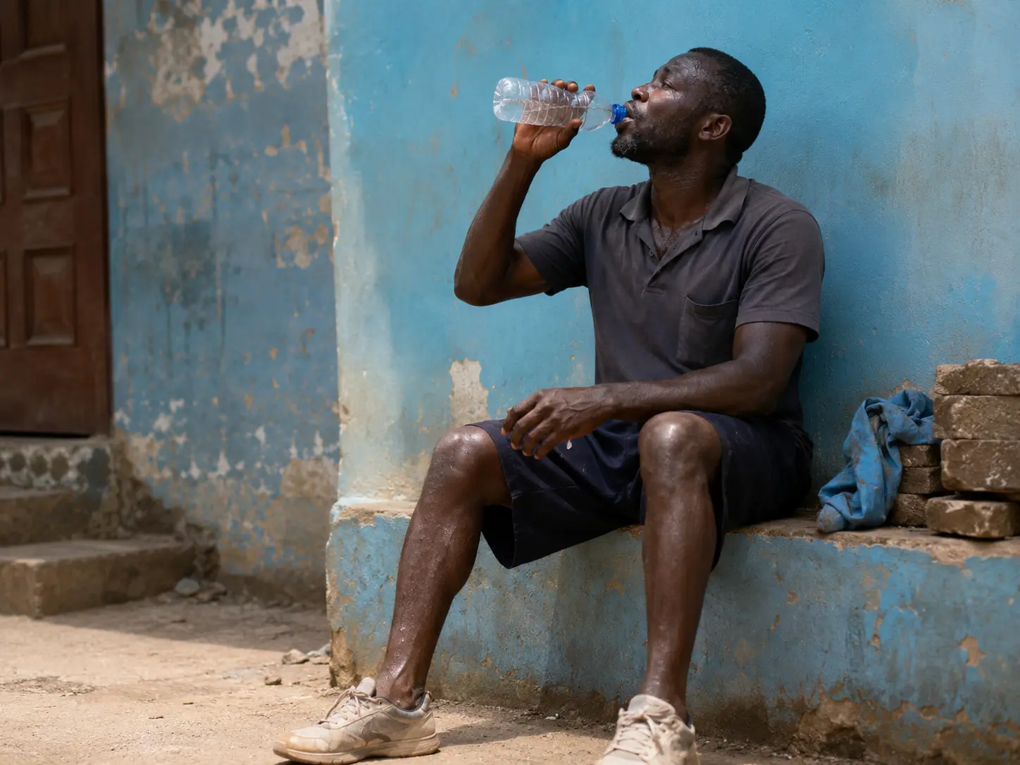 Hydratation et repos après un effort physique